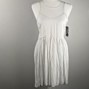 🔥🔥🔥Rampage white dress with netting